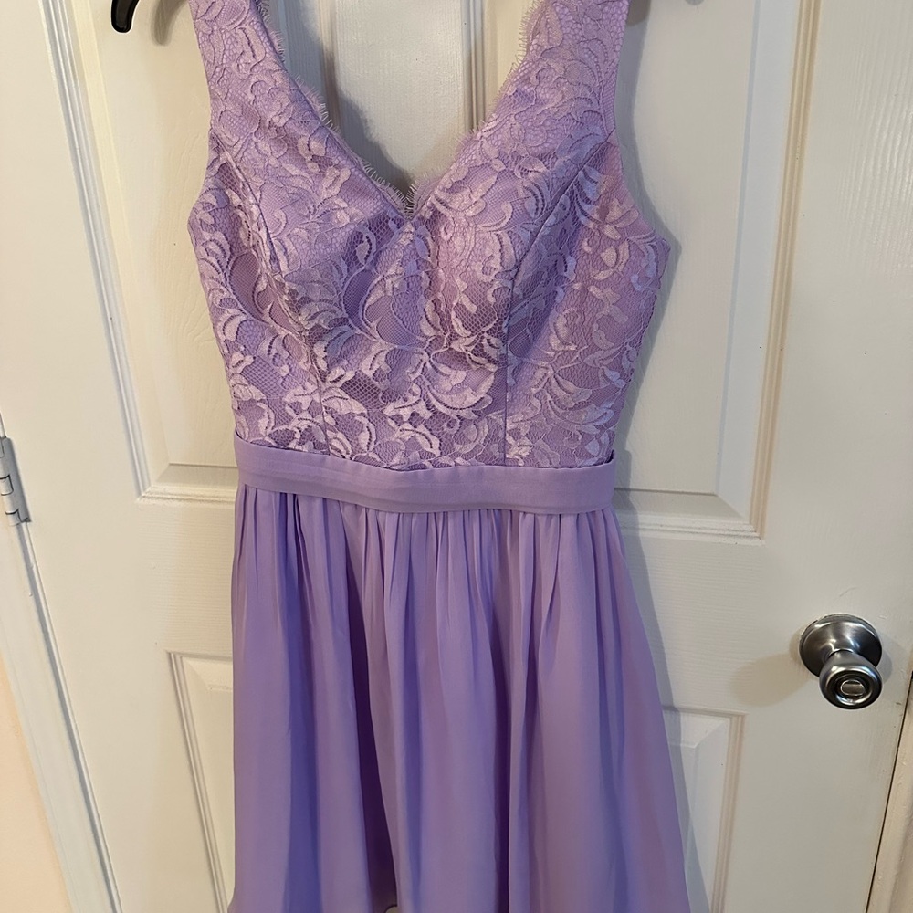 Formal Lavender Lace Dress